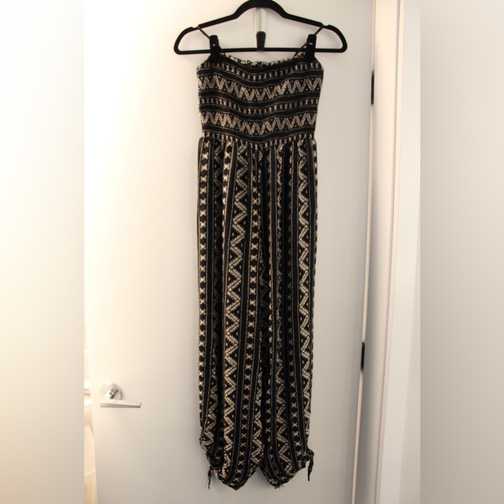 Urban Outfitters Aztec Design Off the Shoulder Jumpsuit